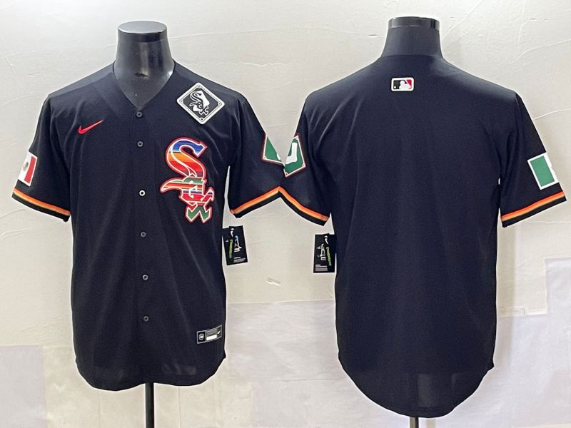 Men 2025 Chicago White Sox Blank Black Game Nike MLB Jersey style 32